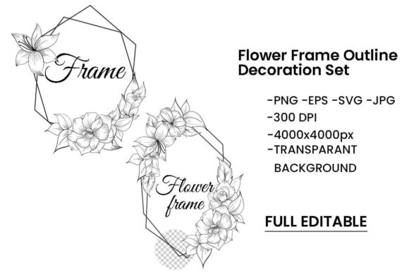 Download Flower Frame Border Decoration - Flower frame Collection