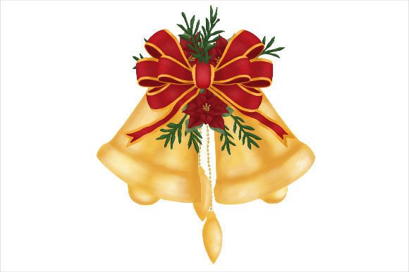 Download Golden Christmas Bells Decoration - Golden Collection