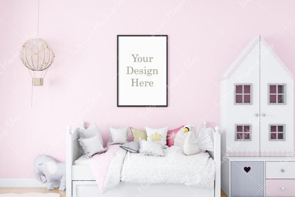 Download Nursery Mockup, Kids Photo Frame Mockup - Premium Resources