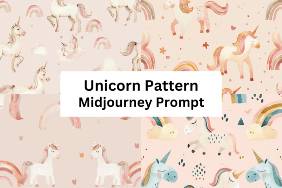 Download Ai Prompt for Unicorn Pattern - Unicorn pattern Collection