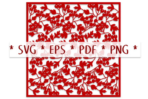 Download Hawthorn Berry 12x12 Page SVG Cut File - Cut file Collection