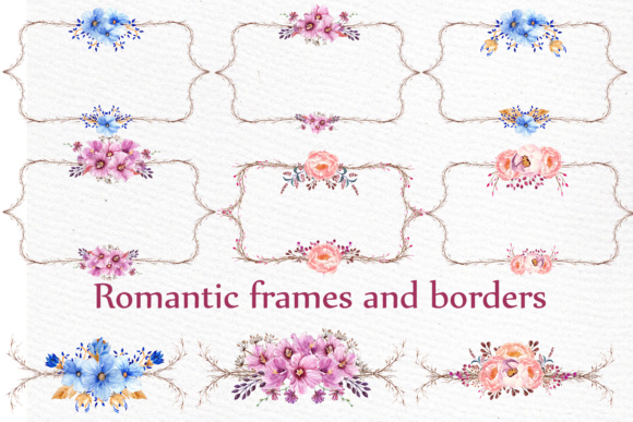 Download Wedding Flower Frame Clipart - Flower frame Collection